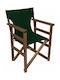 Politishome Director Chair Cover Canvas Cypress Green 45x79cm