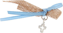 Bellissimo Christening Charm Pin Light Blue 50pcs