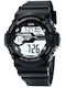 Jaga Digital Men's Watch 52mm Chronograph Battery with Black Rubber Strap