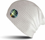 Result Ανδρικός Beanie Σκούφος σε Λευκό χρώμα