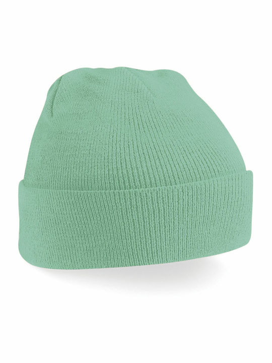 Beechfield B45 Knitted Beanie Cap Mint