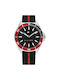 Tommy Hilfiger Watch Battery with Black Fabric Strap