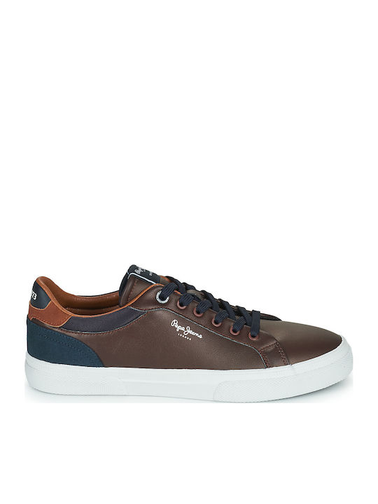 Pepe Jeans Kenton Court Ανδρικά Sneakers Καφέ