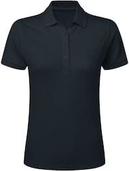 SG Polo Stretch Tagless Γυναικείο Διαφημιστικό T-shirt Κοντομάνικο σε Navy Μπλε Χρώμα
