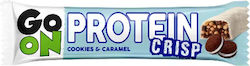 Go On Nutrition Protein Crisp Μπάρα Πρωτεΐνης με Γεύση Cookies Caramel 50gr