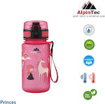 AlpinPro Πλαστικό Παγούρι σε Ροζ χρώμα 350ml