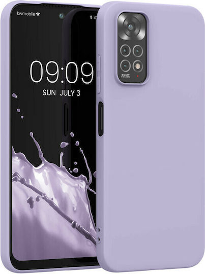 KWmobile Back Cover Silicone Pastel Lavender (Redmi Note 11 / 11S 4G)