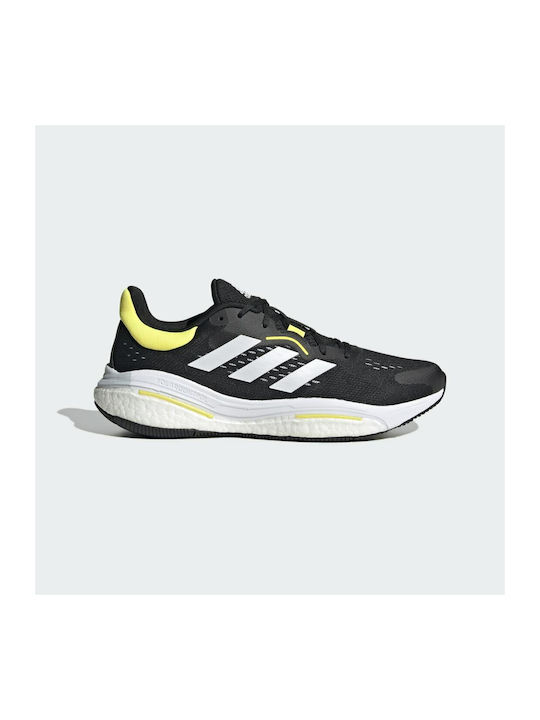 adidas Mens Solarcontrol Running Shoes Core Black/Cloud White/Beam Yellow ADIDAS SOLAR CONTROL CORE CORE BLACK/CLOUD WHITE/BEAM YELLOW  main image 3