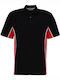 Kustom Kit Men's Short Sleeve Promotional T-Shirt Black/Red/White