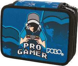 Polo Rolling Pro Pencil Case with 3 Compartment...