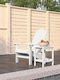 Garten- und Outdoor-Möbelsets für kleine Außenbereiche Adirondack 2 Stück Weiß