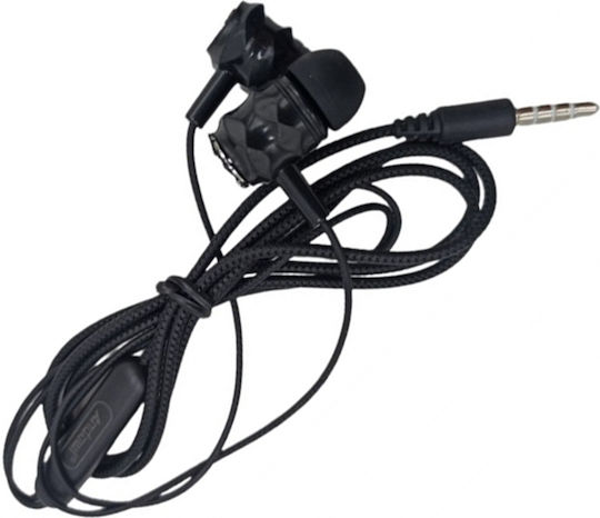Andowl Q-TE10 In-ear Handsfree με Βύσμα 3.5mm Μαύρο