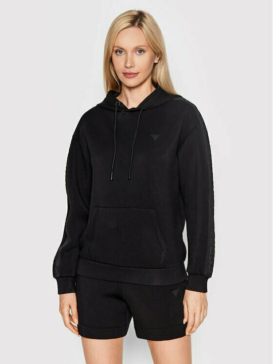 Guess Women's Hooded Sweatshirt Black