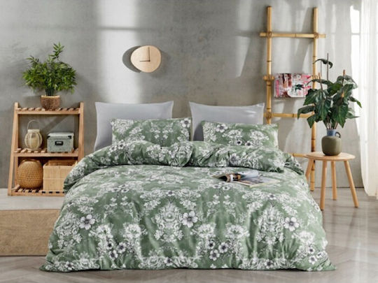 Mc Decor Sheet Sets Single 170x240cm. Daisy Green 3pcs