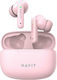 Havit TW967 In-ear Bluetooth Handsfree Earphones with Charging Case Pink