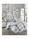 Mc Decor Sheet Sets Single 170x240cm. Wood Grey 3pcs