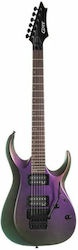 Cort Electric Guitar X Series 300 with HH Pickups Layout, Tremolo, Rosewood Fretboard in Flip Purple