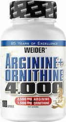 Weider Arginine Ornithine 4000 180 Capsule Weider Arginine Ornithine 4000 180 Capsule