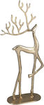 XMASfest Christmas Figure Deer Gold Height 37cm