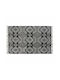 DKD Home Decor Rug Outdoor Rectangular with Fringes White / Black