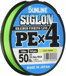 Sunline Siglon PE X4 Fir de pescuit 150m / 0.121mm