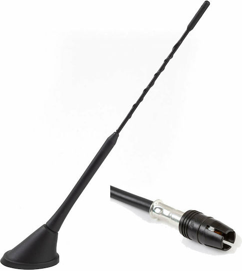 Phonocar Car Antenna Roof Threaded for Fiat Panda 2004-2011 for Radio in Black Color