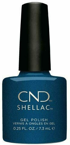 CND Shellac Gel Nail Polish Peacock Plume with Glitter 7.3ml