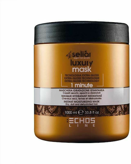 Echos Line Seliar Luxury Маска за Коса за Блясък с Арганово Масло 1000мл
