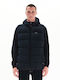 Ärmellos Jacke Puffer Wasserdicht und Winddicht Marineblau