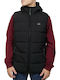 Ärmellos Jacke Puffer Schwarz