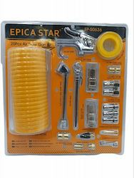 Epica Star EP-50636 Kit de Scule Pneumatice Set de scule pneumatice 20 Piese