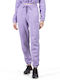 High Waist Sweatpants Jogger Purple