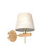 Elmark Jonas Modern Lamp Wall with Socket E14 Beige 24.5cm