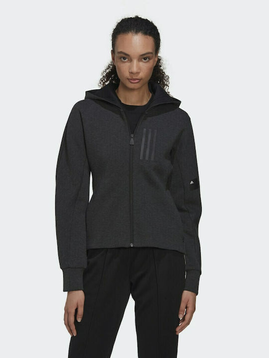 adidas mission victory Ζακέτα Μαύρη με Κουκούλα