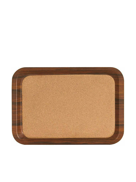 Ready Holz Rechteckig Serviertablett Rutschfest mit Filz in Braun Farbe 44x32cm COR320440-101 1Stück