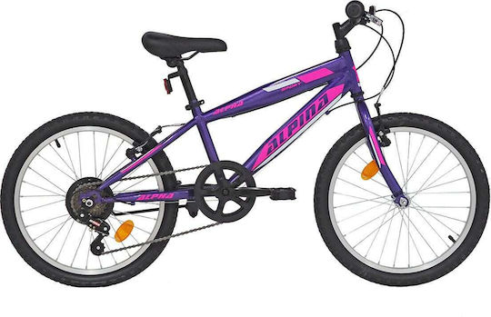 Alpina Alpha 20" Bicicletă pentru copii de Oras 7 Viteze (2022) Violet