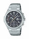 Casio Edifice Men's Watch Battery with Silver Metal Bracelet