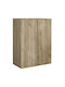Holz Schuhschrank Vico mit 5 Regalen Oak Gray L60xW33xH81cm