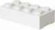 Room Copenhagen Πλαστικό Παιδικό Δοχείο Φαγητού Λευκό 20 x 10 x 7.5εκ.