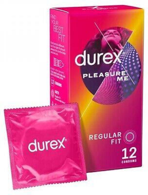 Durex Pleasure Me Ribbed Condoms 12pcs