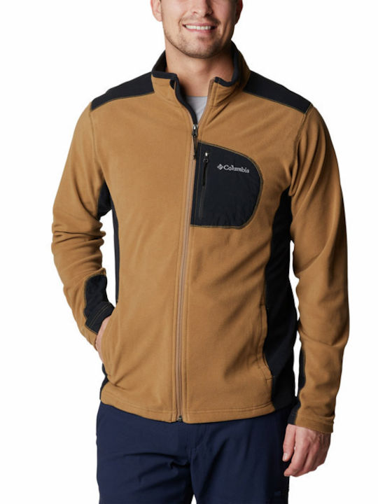 Columbia Ανδρική Ζακέτα Fleece Καφέ