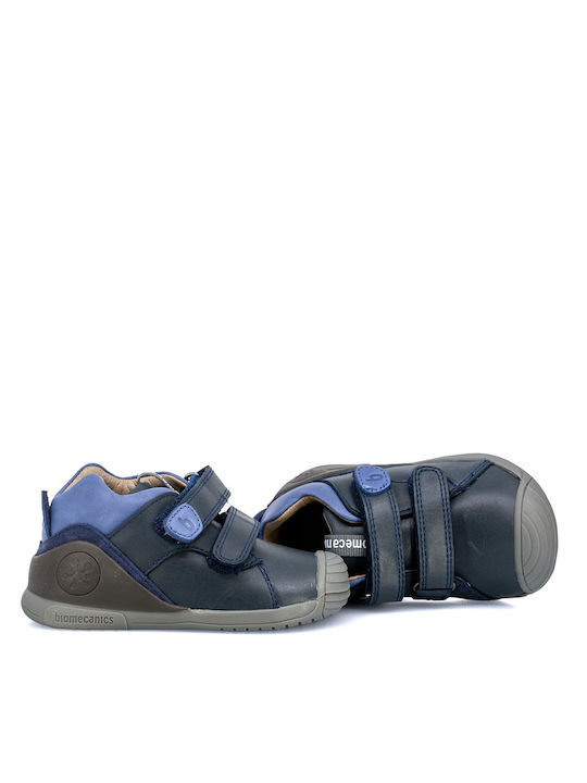 Biomecanics Παιδικά Sneakers με Σκρατς για Αγόρι Μπλε