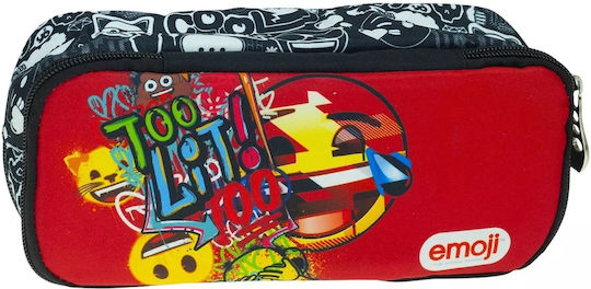 Gim Emoji Too Lit Κασετίνα Πολύχρωμη