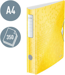 Leitz Bericht Datei mit Bericht Datei für Papier A4 Gelbes