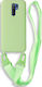 Bodycell Back Cover Silicone with Strap Green (Redmi 9)