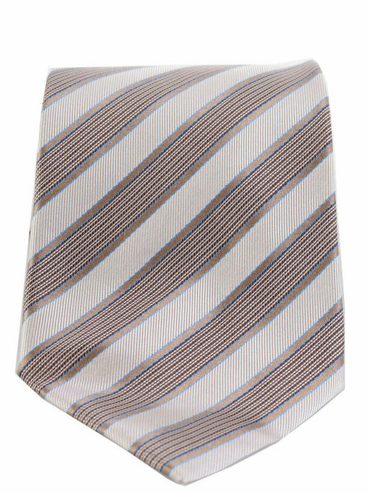 Giorgio Armani Silk Men's Tie Printed Beige