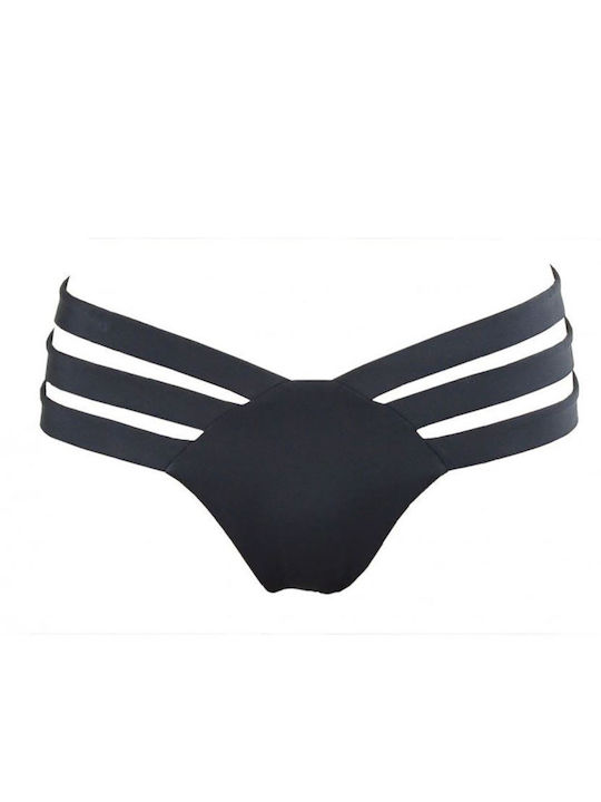 Rock Club Bikini Slip Black