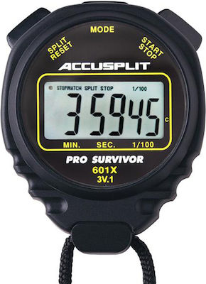 Accusplit Pro Survivor A601X Sportliche Digital Stoppuhr Hand-Chronometer