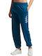 Code Core Sport Hohe Taille Jogginghose Jogger Blau