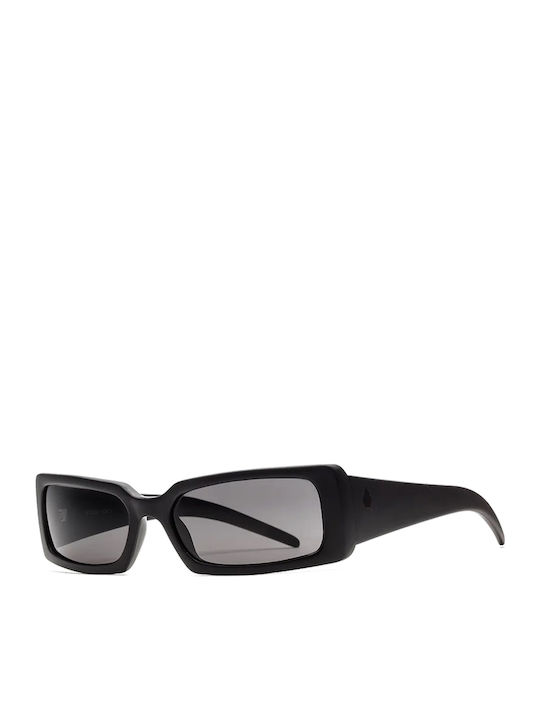 Volcom Magna Women's Sunglasses with Plastic Frame Matte Black / Gray VE00300101